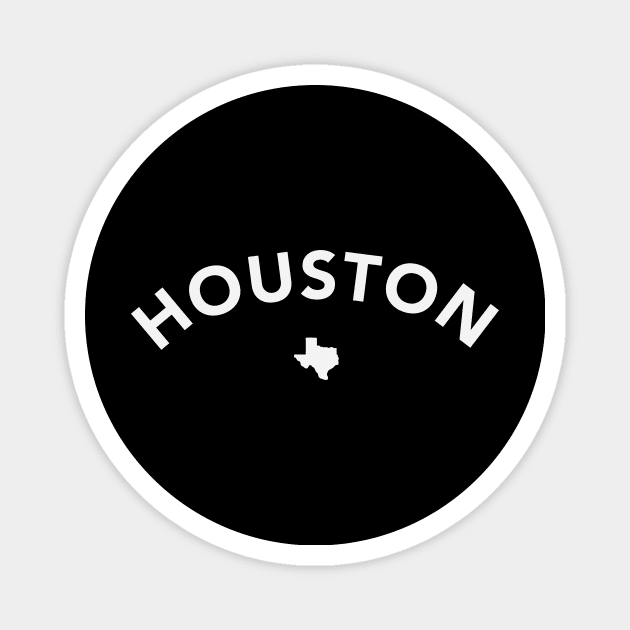 Houston TX Magnet by Nick Quintero